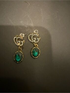 Brand new Gucci earrings with gift bag 
 dangle